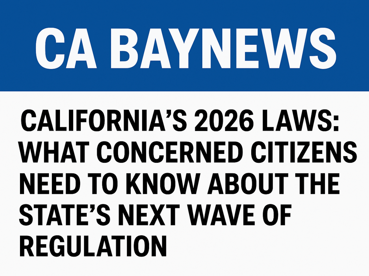 California’s 2026 Laws: What Concerned Citizens Need to Know About the State’s Next Wave of&nbsp;Regulation