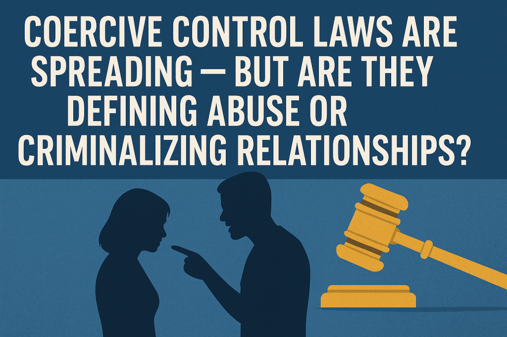 Coercive Control Laws Are Spreading — But Are They Defining Abuse or Criminalizing Relationships?